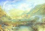 水彩大师 William Turner_Rivaulx Abbey, Yorkshire